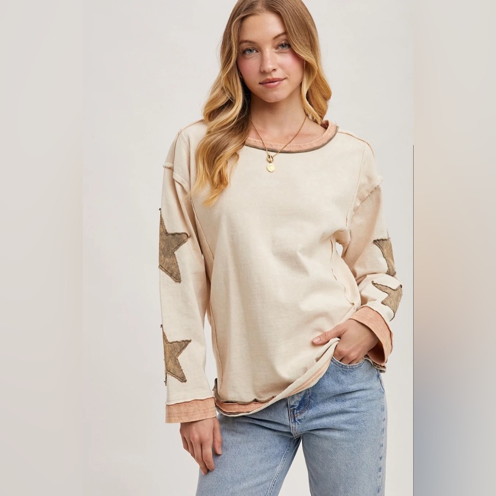 Bluivy Starry Society Pullover Star Sweater